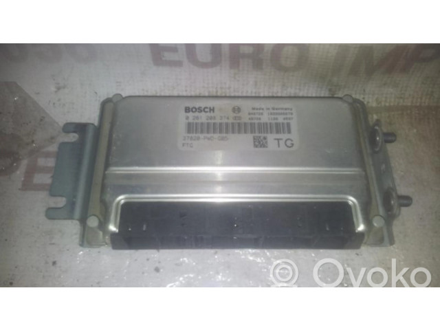 Řídící jednotka 0261208374, 37820PWDG05   Honda Jazz 2005