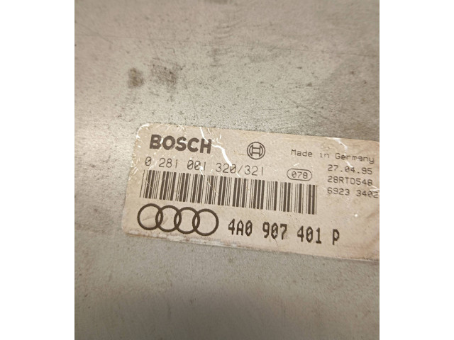 Блок управления двигателя 4A0907401P, 0281001320   Audi A6 S6 C5 4B