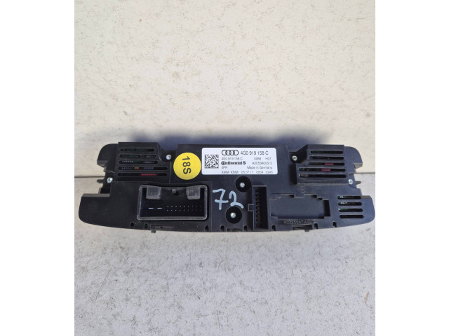 Блок управления климат-контролем 4G0919158C, A2C53400312   Audi A6 S6 C7 4G