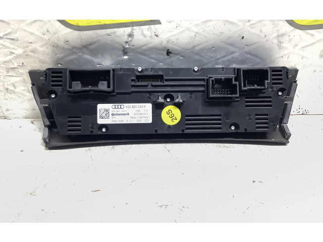 Блок управления климат-контролем 4G0820043K   Audi A6 S6 C7 4G