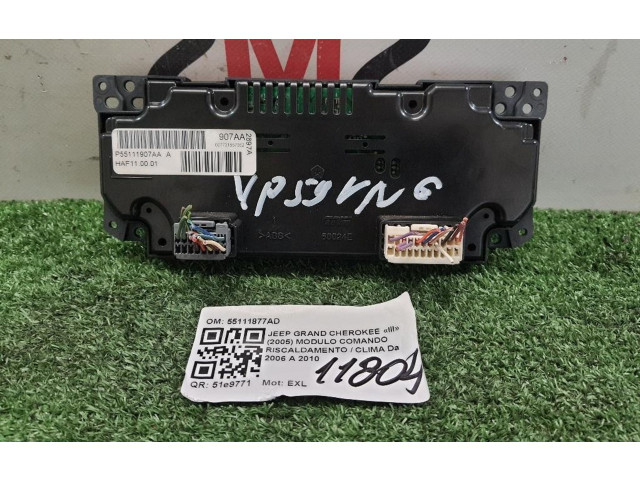 Блок управления климат-контролем 55111907AA, 55111907AA   Jeep Grand Cherokee (WK)