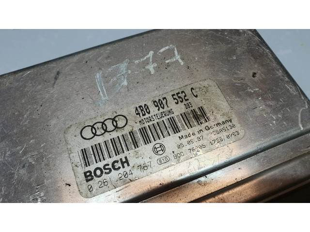 Блок управления двигателя 4B0907552C, 0261204767   Audi A6 S6 C5 4B