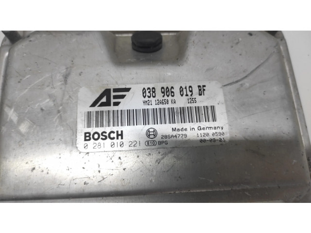 Блок управления двигателя 038906019BF, 0281010221   Ford Galaxy
