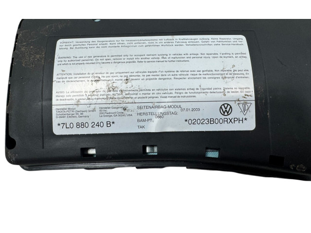 Подушка безопасности в сиденье 7L0880240B, 02023B00RXPH   Volkswagen Touareg I