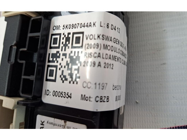 Блок управления климат-контролем 5K0907044AK, 5K0907044AK   Volkswagen Golf VI