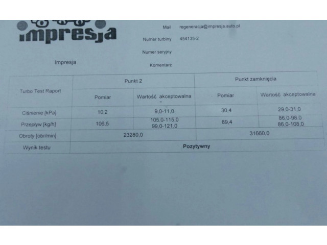  Турбина Audi A4 S4 B5 8D  454135-2, IMPRK1162321         
