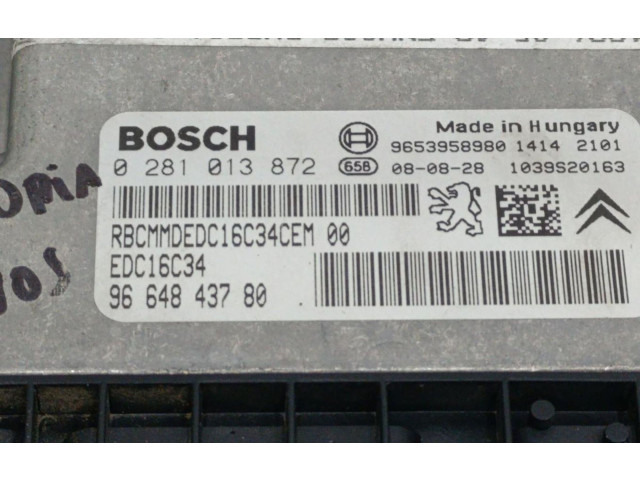 Řídící jednotka 9664843780   Peugeot 308 SW  2009