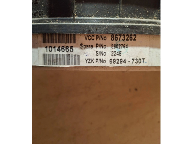 Přístrojová deska  Volvo XC70 2002 8602764, 8673262  