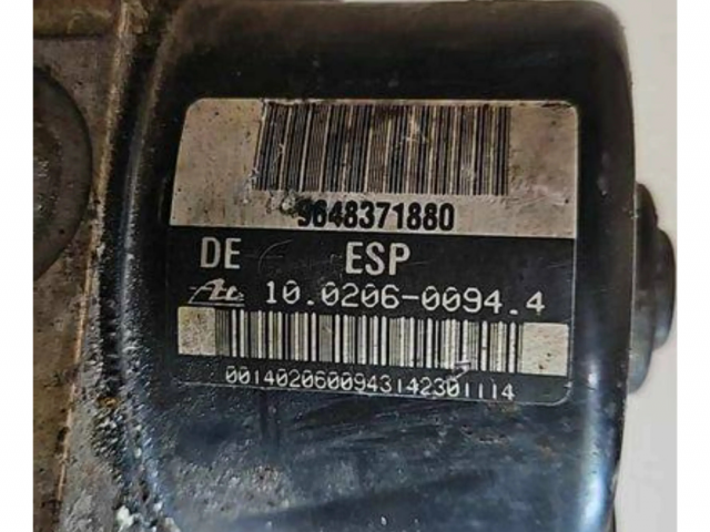 Блок АБС 9648371880, 10096011243   Citroen  C3  2002-2004 года