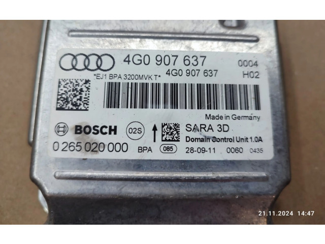 Блок подушек безопасности 4G0907637   Audi A7 S7 4G