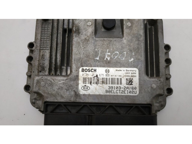 Блок управления двигателя 391032A760, 0281013875   KIA Ceed