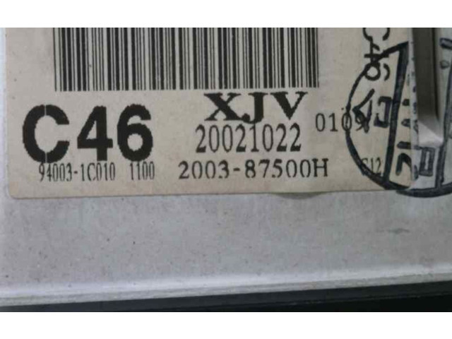 Přístrojová deska  Hyundai Getz 2002 940031C010, 20021022  