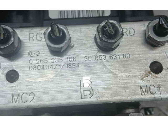 Jednotka ABS 9665363180, 0265235106   Peugeot 308 2007