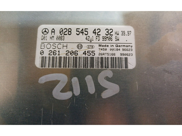 Блок управления двигателя 0261206455, 0261206455   Mercedes-Benz CLK A208 C208