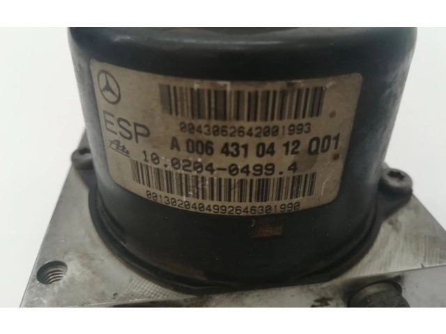 Блок управления АБС A0365454132   Mercedes-Benz C W203