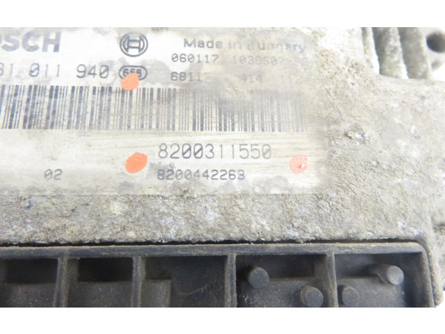 Řídící jednotka 8200311550, 0281011940   Renault Master II 2006