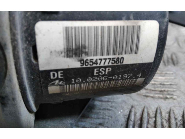 Jednotka ABS 9654777580   Peugeot 207 CC 2006