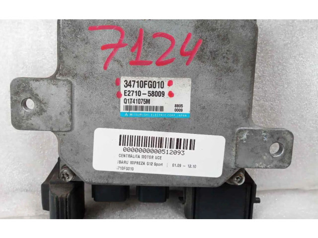 Řídící jednotka 34710FG010   Subaru Impreza II 2009