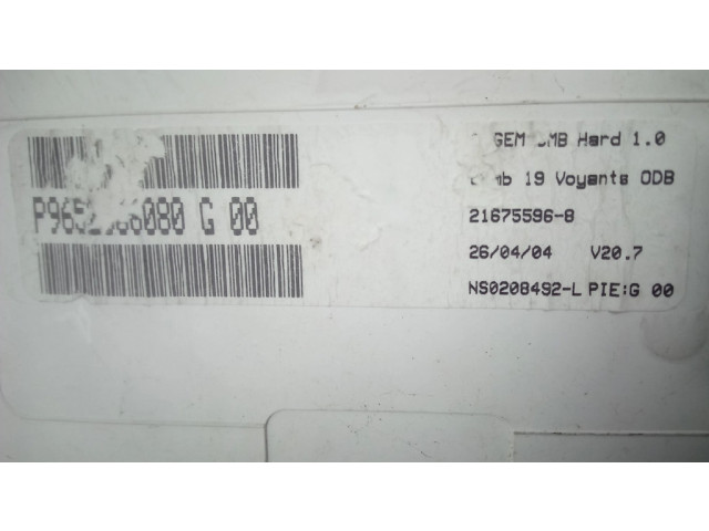Přístrojová deska  Citroen C2 2006 216755968, P9652008080G00  