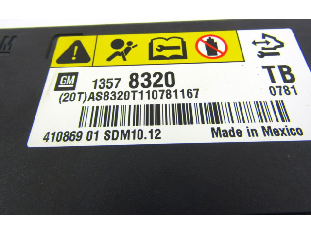 Блок подушек безопасности 13578320, 41086901   Opel Insignia A