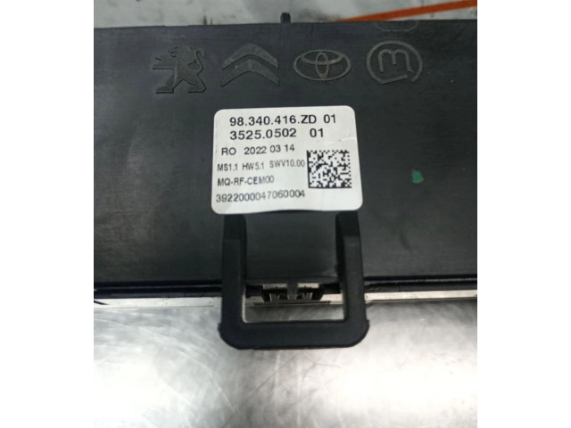 Блок управления климат-контролем 98340416ZD   Toyota Proace
