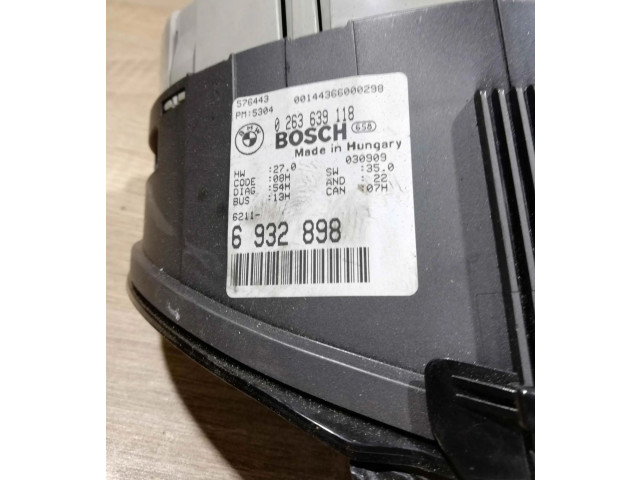 Přístrojová deska  BMW 3 E46 1998 6932898, 0263639118  