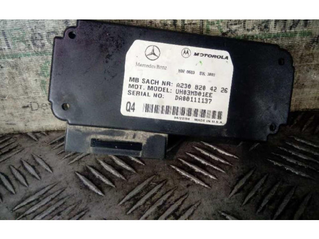 Řídící jednotka A2308204226   Mercedes-Benz CLK A209 C209 2009