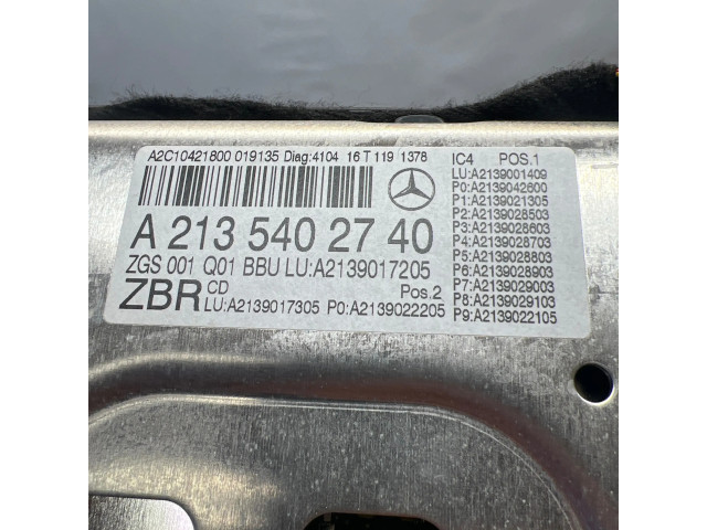 Přístrojová deska  Mercedes-Benz E W213 2017 A2135402740, A2139017305  