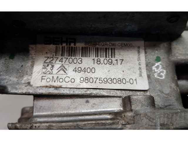 Клапан EGR 9807593080, 0280751018   Citroen Jumper