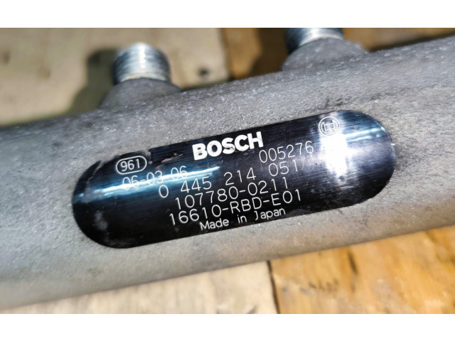 Vstřikovací lišta 0445214051, 16610RBDE01   Honda FR-V     