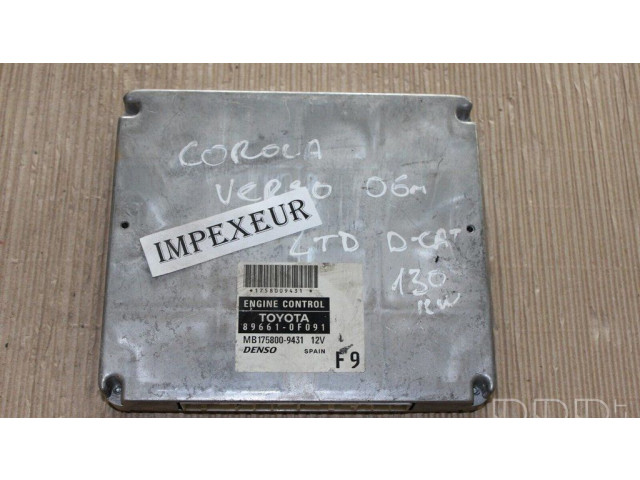 Řídící jednotka 896610F091   Toyota Corolla E120 E130 2004