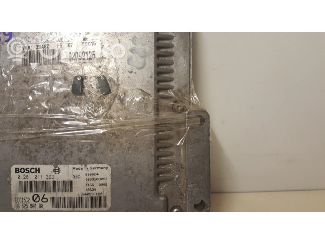 Řídící jednotka 9652590180, 0281011393   Peugeot 607 2001