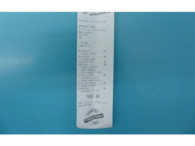 Генератор 27060-20280, IMPRK1314494   Lexus RX 330 - 350 - 400H      