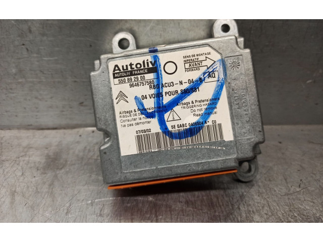 Блок подушек безопасности 9646757580, 550892900   Citroen Saxo