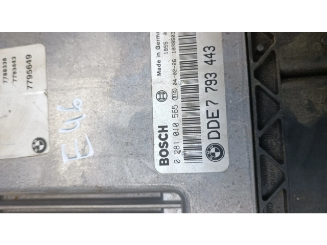 Řídící jednotka 7795646, DDE7793443   BMW 3 E46 2003
