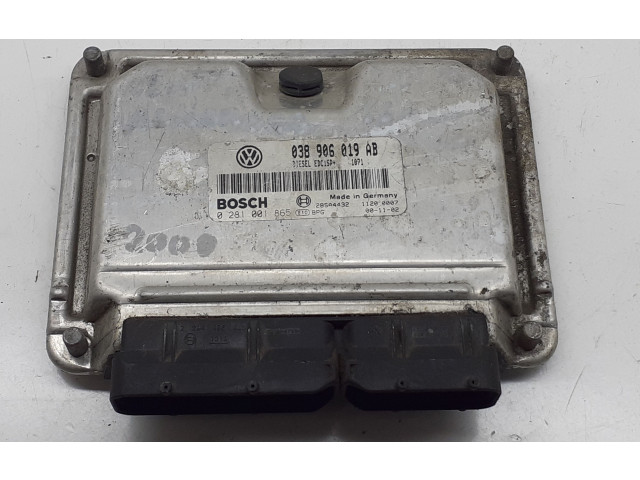 Řídící jednotka 038906019AB, 0281001865   Seat Alhambra (Mk1) 2001