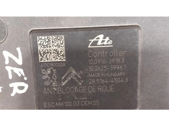 Jednotka ABS 9826857180, 10022012544   Peugeot 2008 I 2017
