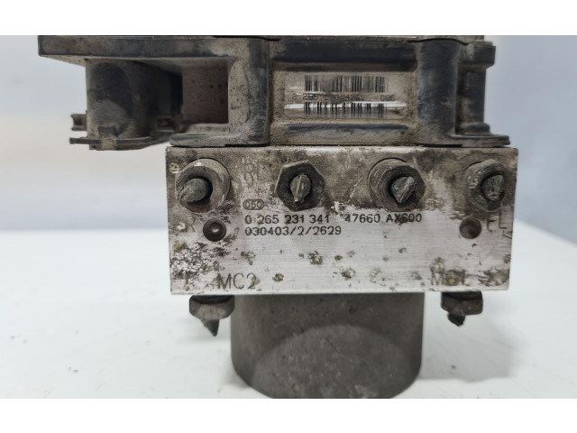 Jednotka ABS 47660AX600, 0265231341   Nissan Micra 