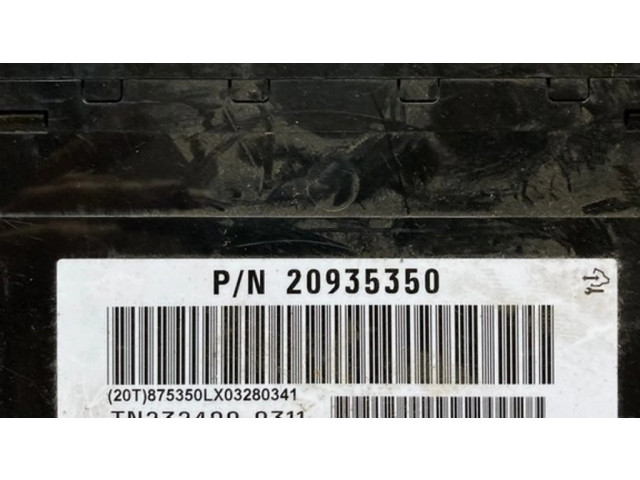 Блок комфорта 20935350, TN2324000311   Chevrolet Captiva   