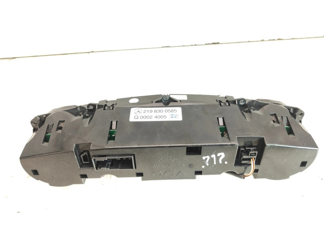 Блок управления климат-контролем 2198300585, H24400055010   Mercedes-Benz CLS C219