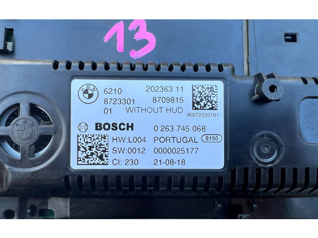 Přístrojová deska  BMW 3 G20 G21 2020 8723301, 0000025177  