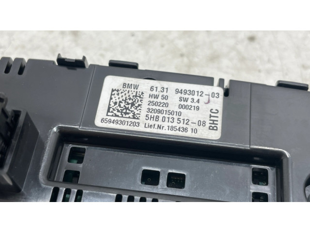 Блок управления климат-контролем 9493012   BMW 3 G20 G21