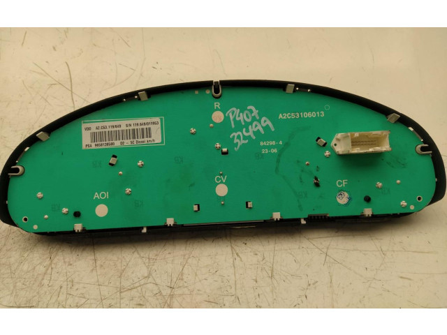 Přístrojová deska  Peugeot 207 CC 2006 9658138580  