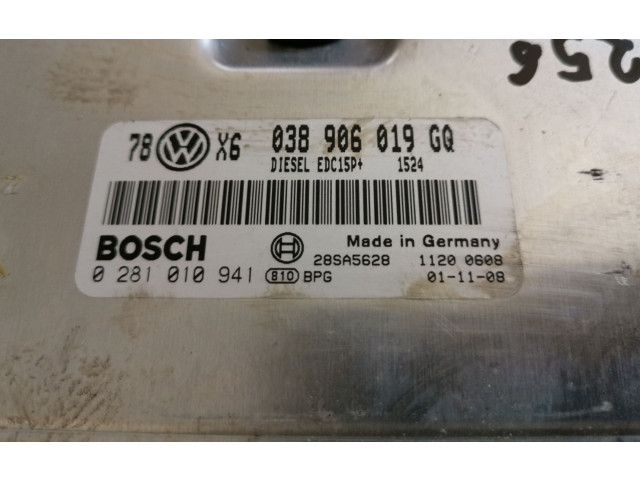 Řídící jednotka 038906019GQ, 0281010941   Audi A6 S6 C5 4B 2002