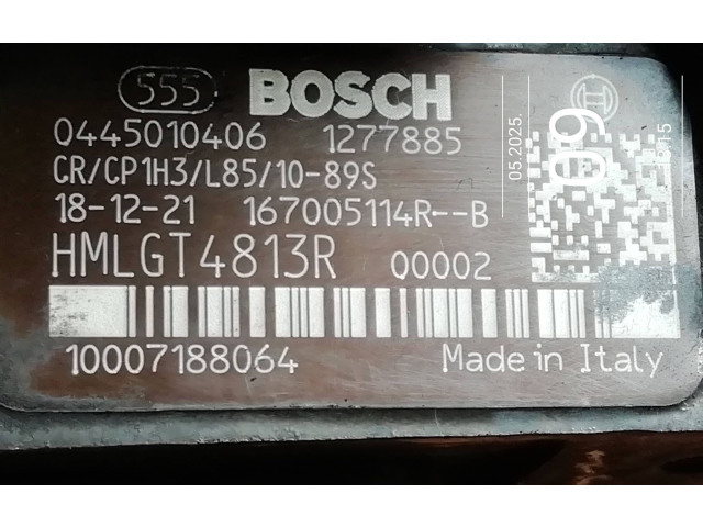 Vstřikovací čerpadlo 0445010406, 167005114R   Renault Espace V (RFC)    R9M452 