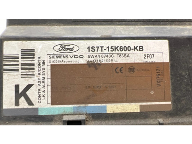 Блок комфорта 1S7T15K600KB, 5WK48743C   Ford Mondeo Mk III   