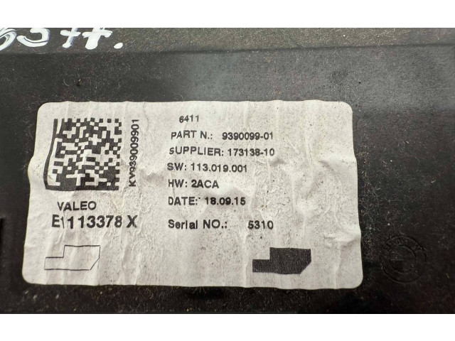 Блок управления климат-контролем 9390099, E113378X   BMW X1 F48 F49