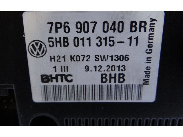 Блок управления климат-контролем 7P6907040BR   Volkswagen Touareg II