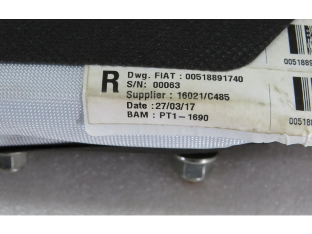 Подушка безопасности в сиденье 00518891740   Fiat 500L