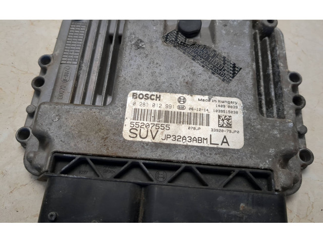 Блок управления двигателя  0281012991, 55207555   Suzuki SX4 